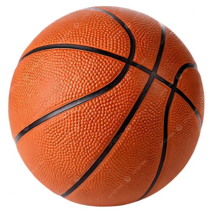 Ballon de Basket noir et orange classique